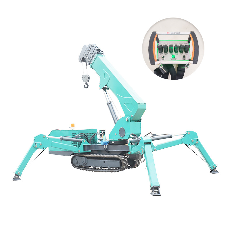 Compact Crawler Boom Lift - 7T Hydraulic Spider Crane Mini Crawler