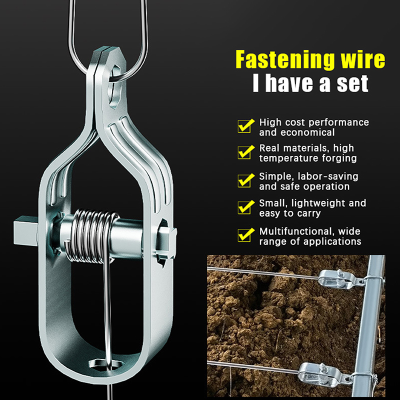 Heavy Equipment Bucket - 5PCS Heavy-Duty Steel Wire Rope Tightener