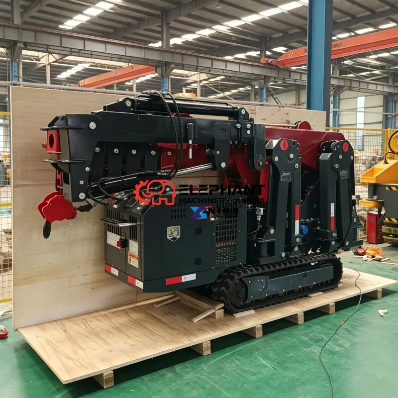 Compact Crawler Boom Lift - Hydraulic Compact Mini Crawler Spider Crane