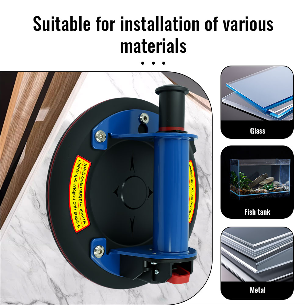 Vacuum Suction Cup Lifter - Vacuum Suction Cup 250 Kg Carrying
