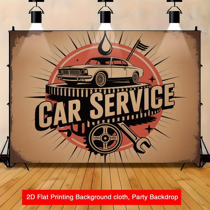 Large retro car service banner - đánh giá và giá Heavy Equipment Service
