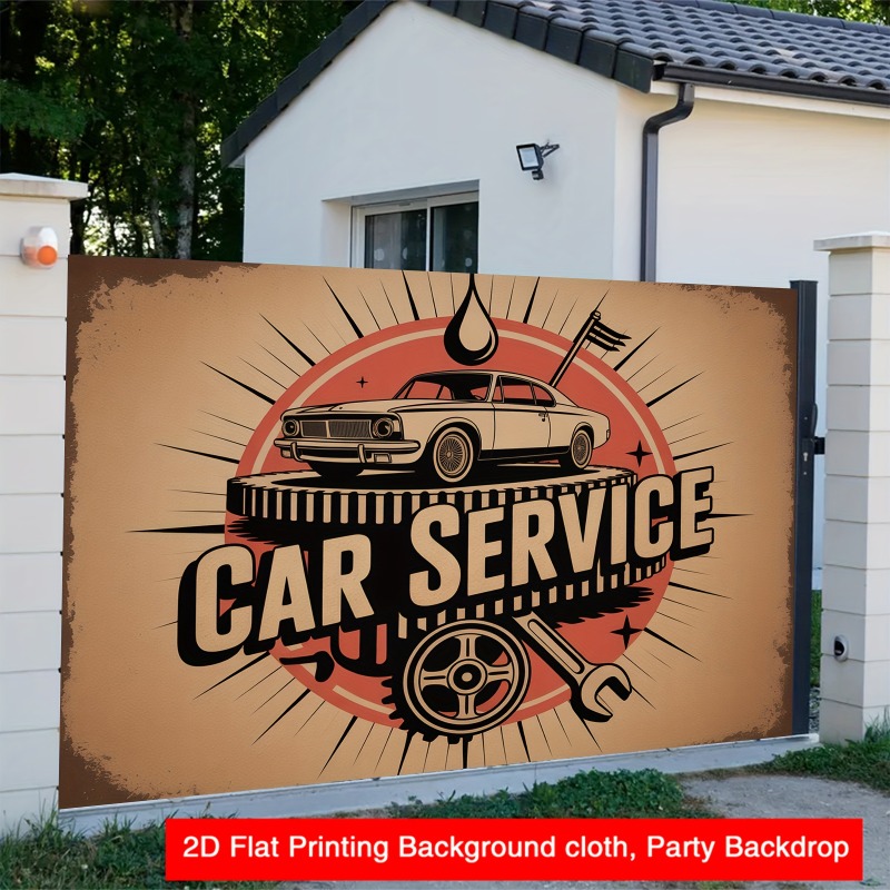 Large retro car service banner - đánh giá và giá Heavy Equipment Service