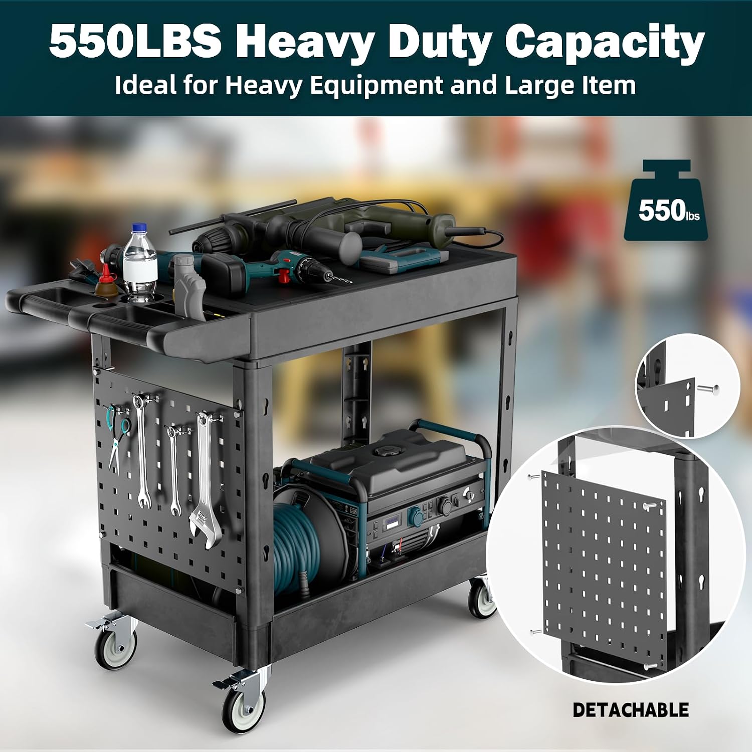 Heavy Duty 2-Shelf Flat Top Wh - đánh giá và giá Heavy Equipment Service