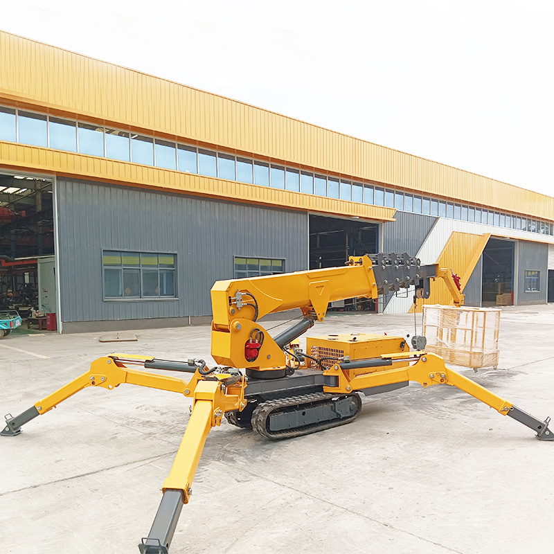 7T Hydraulic Spider Crane Mini - đánh giá và giá Compact Crawler Boom Lift