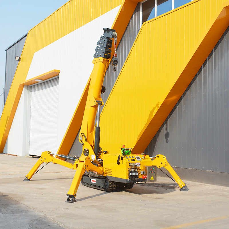 7T Hydraulic Spider Crane Mini - đánh giá và giá Compact Crawler Boom Lift