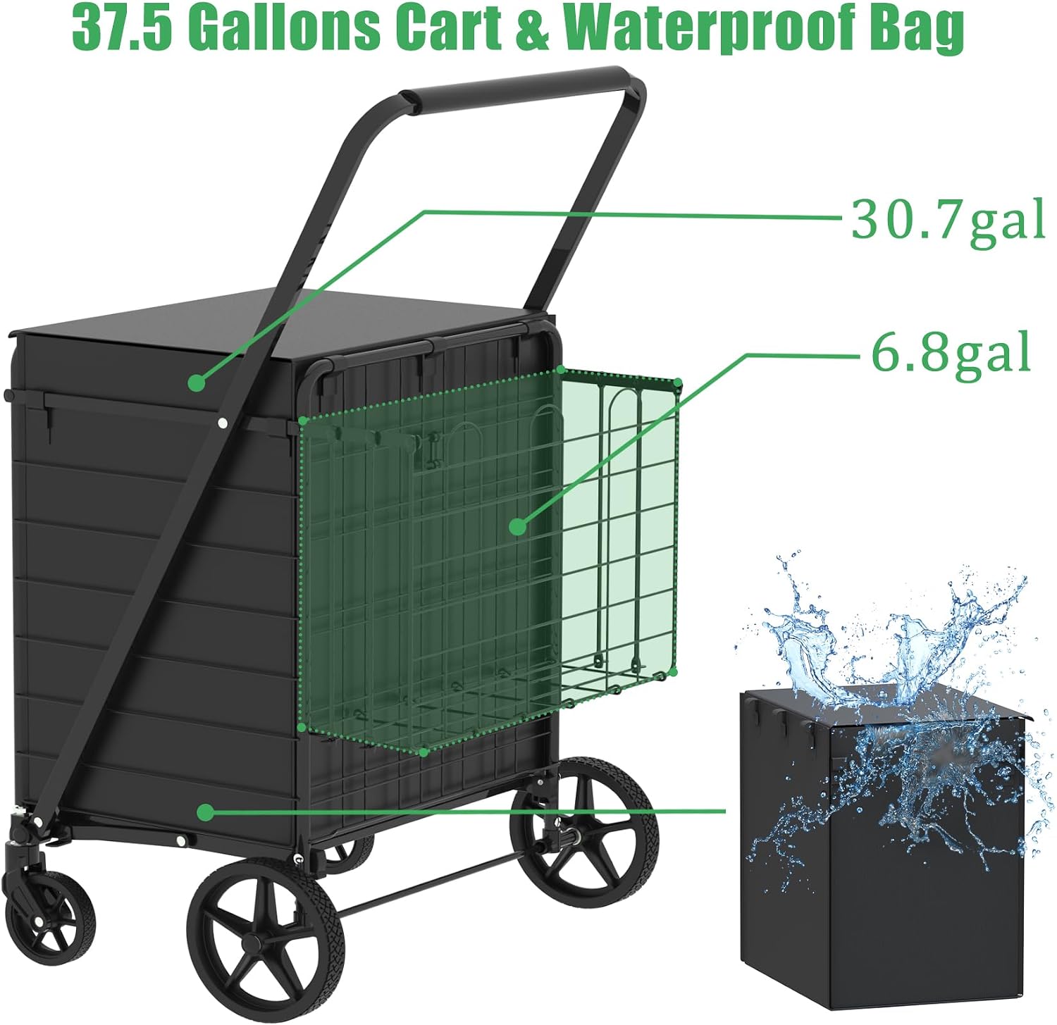 Heavy Duty Folding Shopping Ca - đánh giá và giá Heavy Equipment Bucket