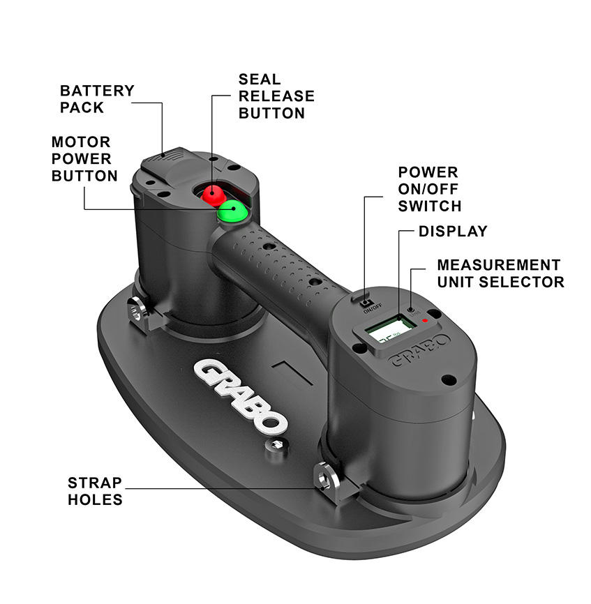 RAIZI Grabo Pro Electric Vacuu - đánh giá và giá Vacuum Suction Cup Lifter