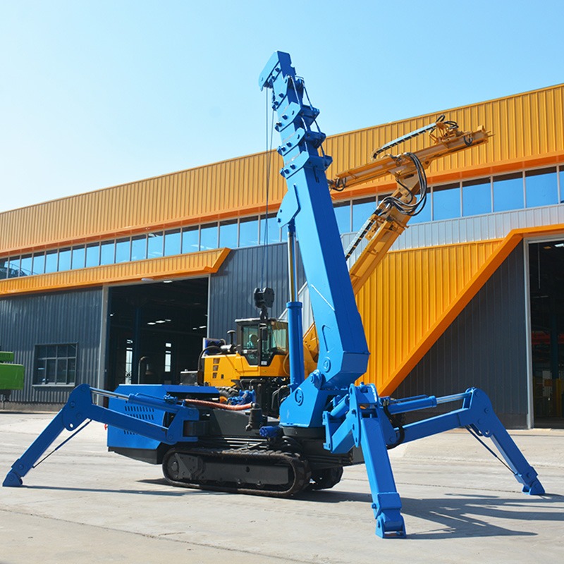 3Ton Spider Crawler Crane 10m  - đánh giá và giá Compact Crawler Boom Lift