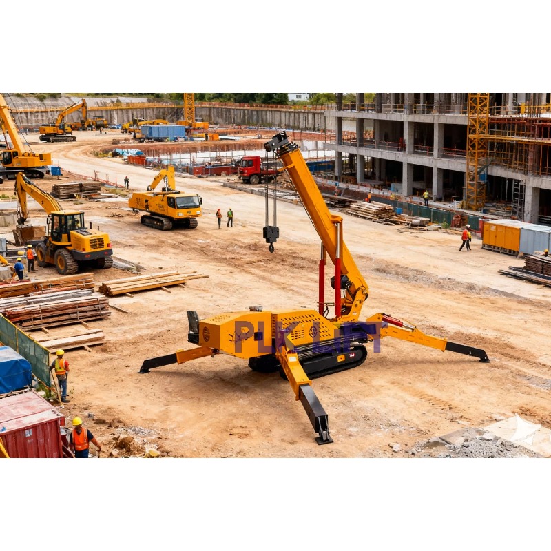 Spider Cranes Mini Crawler Cra - đánh giá và giá Compact Crawler Boom Lift