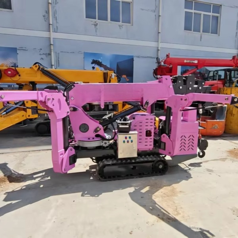 7Ton Remote Control Spider Cra - đánh giá và giá Compact Crawler Boom Lift