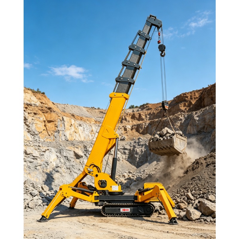 Electric Spider Crane Crawler  - đánh giá và giá Compact Crawler Boom Lift