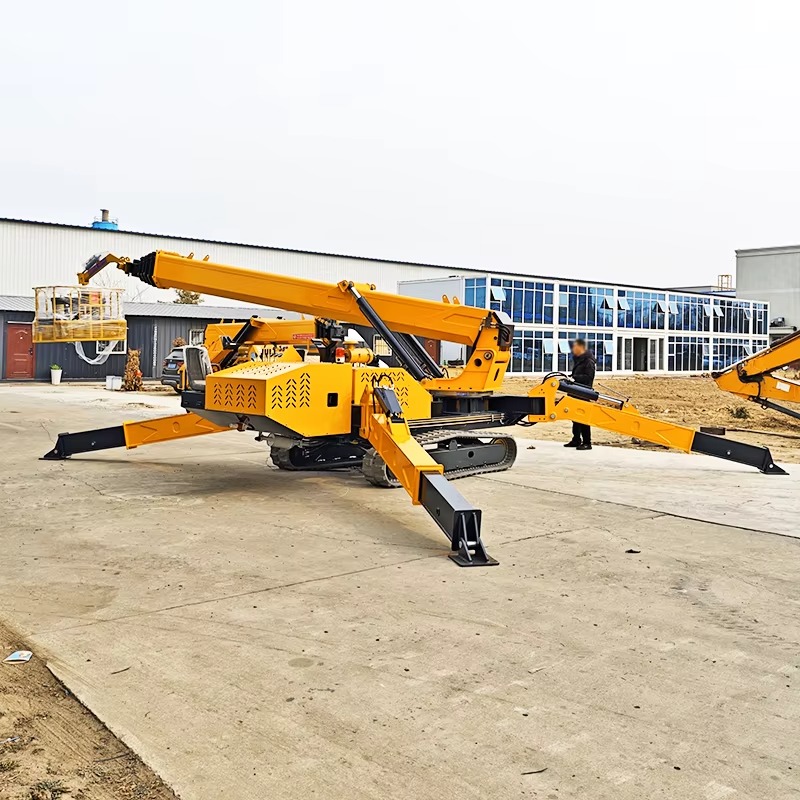 8Ton Heavy Lifting Spider Cran - đánh giá và giá Compact Crawler Boom Lift