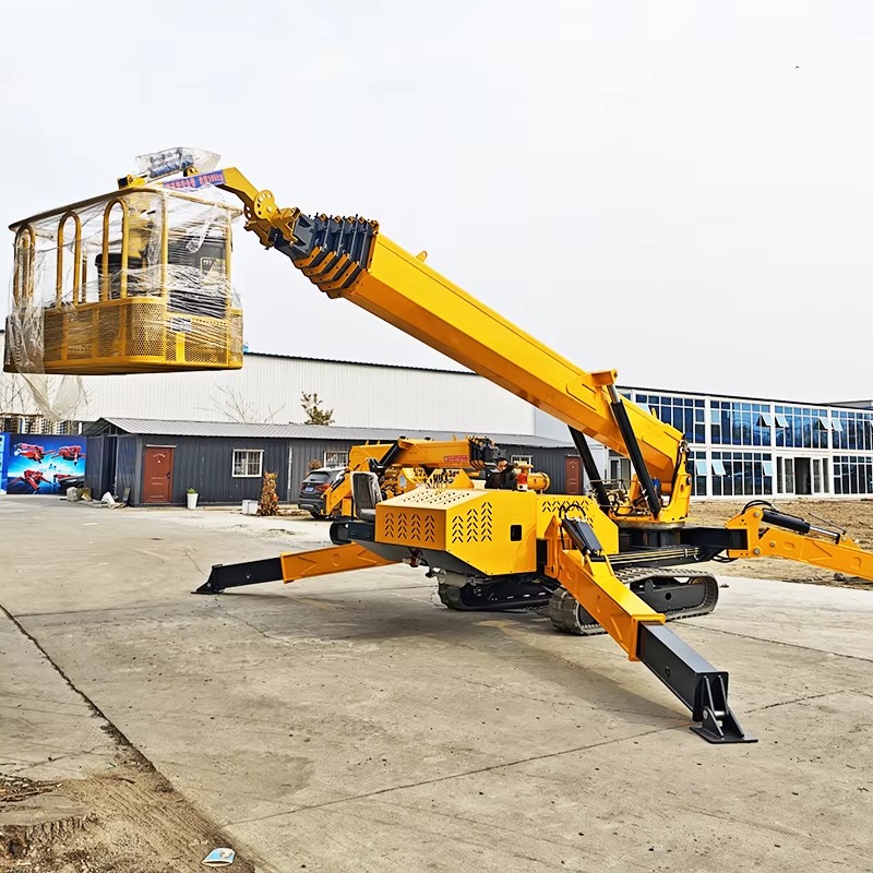 8Ton Heavy Lifting Spider Cran - đánh giá và giá Compact Crawler Boom Lift